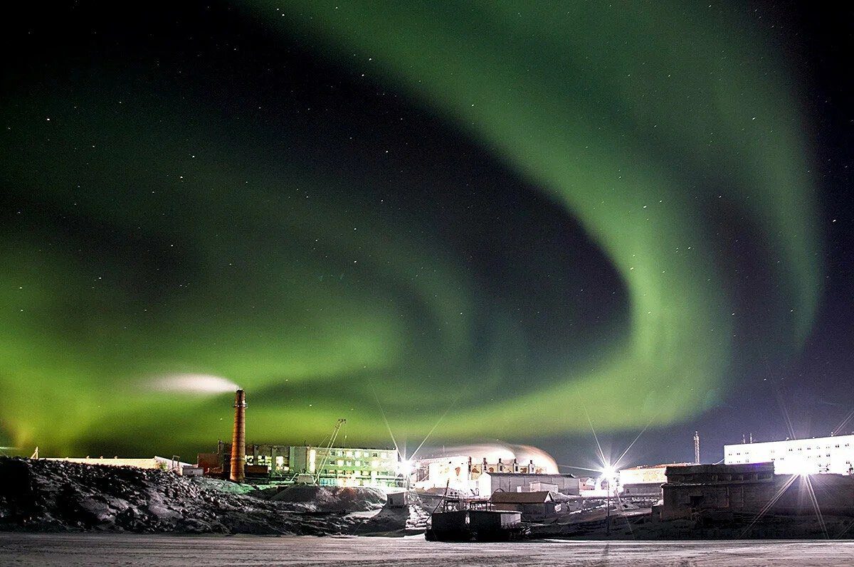 Норильск Северное сияние 2020